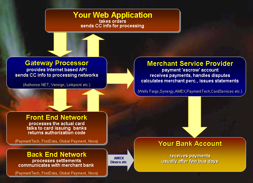Credit Card Electronic Payment Processing with ASP.NET